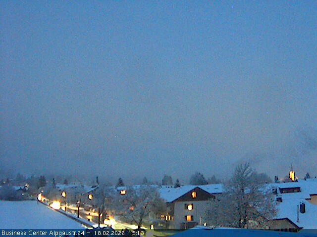 Archiv Foto Webcam Ortseingang Oberstdorf