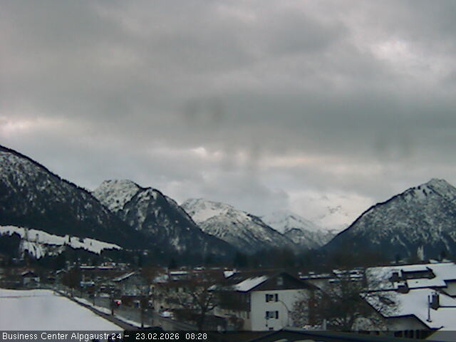Archiv Foto Webcam Ortseingang Oberstdorf
