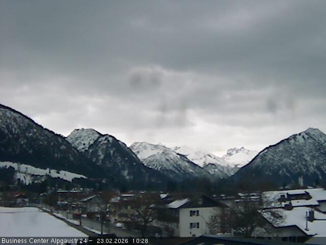 Archiv Foto Webcam Ortseingang Oberstdorf