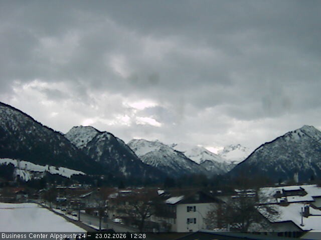 Archiv Foto Webcam Ortseingang Oberstdorf