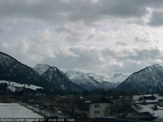 Archiv Foto Webcam Ortseingang Oberstdorf
