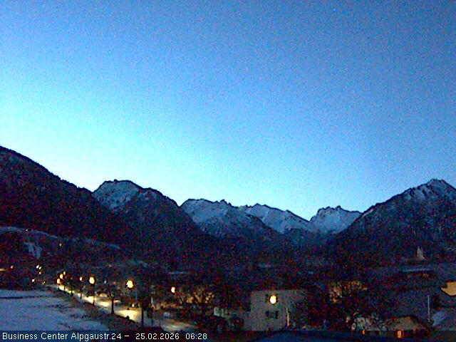 Archiv Foto Webcam Ortseingang Oberstdorf