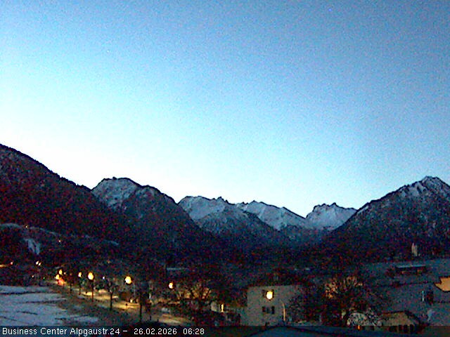 Archived image Webcam At the outskirts of Oberstdorf