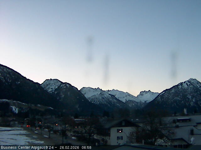 Archived image Webcam At the outskirts of Oberstdorf