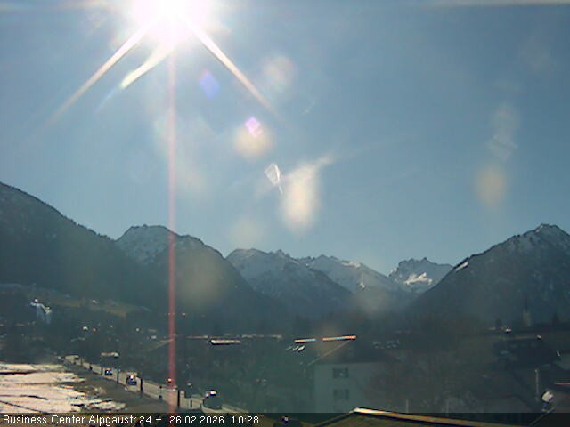 Archived image Webcam At the outskirts of Oberstdorf