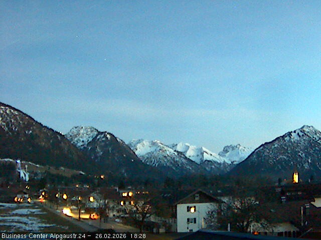 Archived image Webcam At the outskirts of Oberstdorf