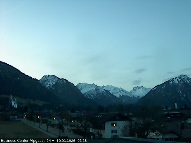 Archiv Foto Webcam Ortseingang Oberstdorf