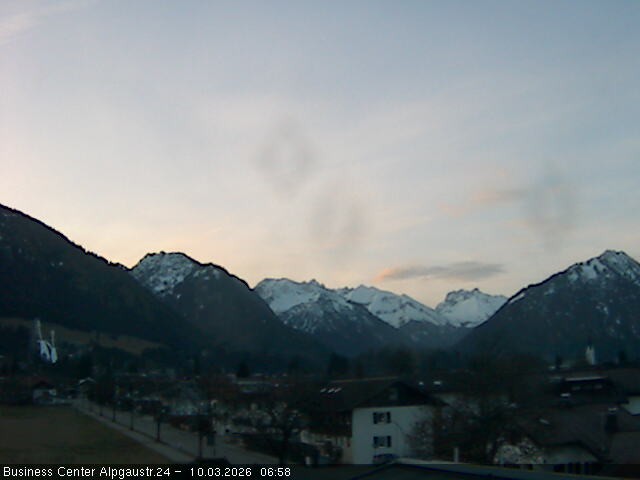 Archiv Foto Webcam Ortseingang Oberstdorf