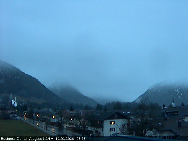 Archiv Foto Webcam Ortseingang Oberstdorf