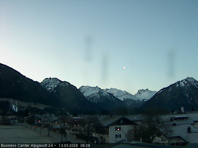Archiv Foto Webcam Ortseingang Oberstdorf