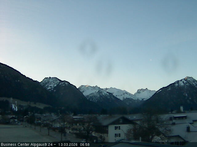 Archiv Foto Webcam Ortseingang Oberstdorf