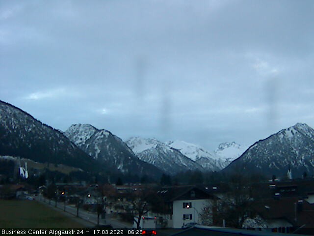 Archiv Foto Webcam Ortseingang Oberstdorf