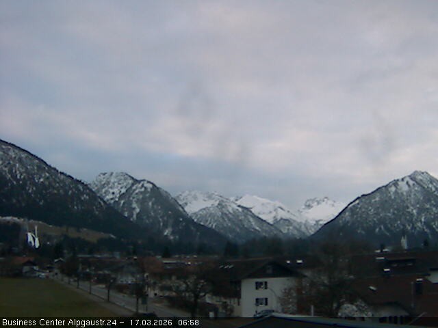 Archiv Foto Webcam Ortseingang Oberstdorf
