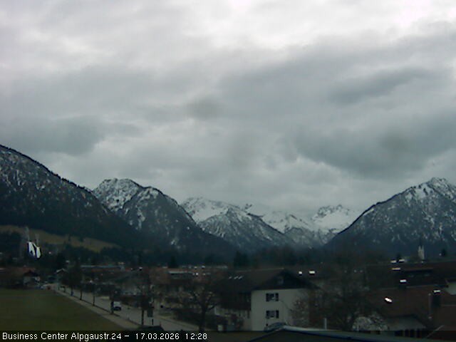 Archiv Foto Webcam Ortseingang Oberstdorf