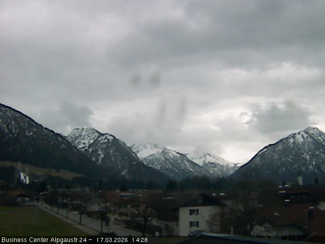 Archiv Foto Webcam Ortseingang Oberstdorf