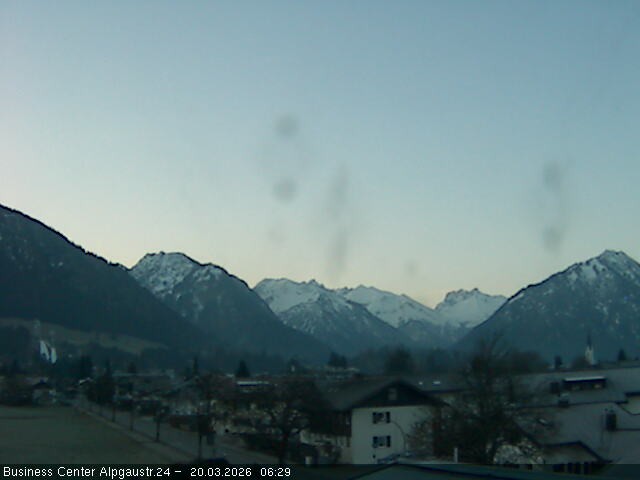 Archiv Foto Webcam Ortseingang Oberstdorf