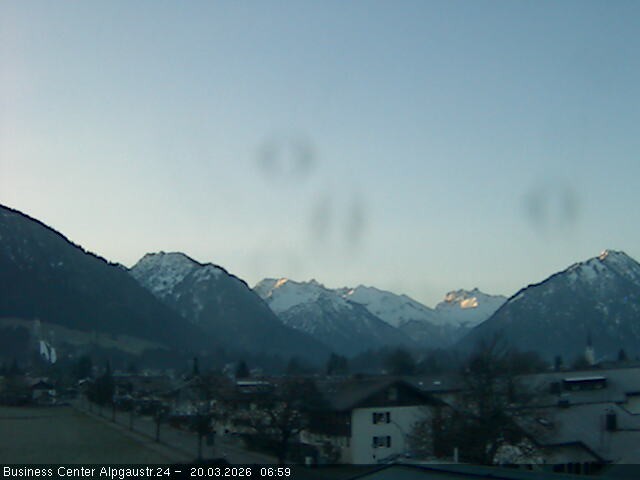 Archiv Foto Webcam Ortseingang Oberstdorf
