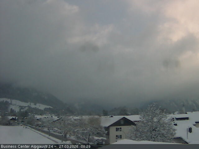 Archiv Foto Webcam Ortseingang Oberstdorf