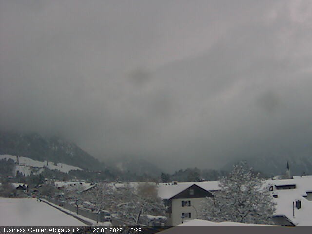 Archiv Foto Webcam Ortseingang Oberstdorf