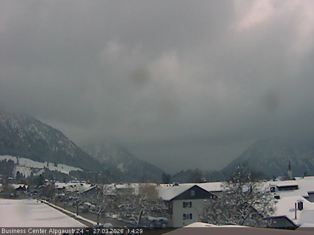 Archiv Foto Webcam Ortseingang Oberstdorf