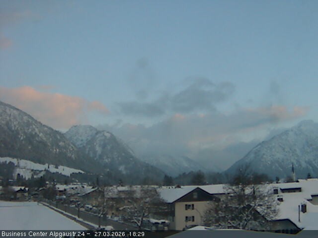 Archiv Foto Webcam Ortseingang Oberstdorf