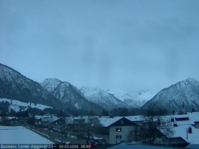 Archiv Foto Webcam Ortseingang Oberstdorf