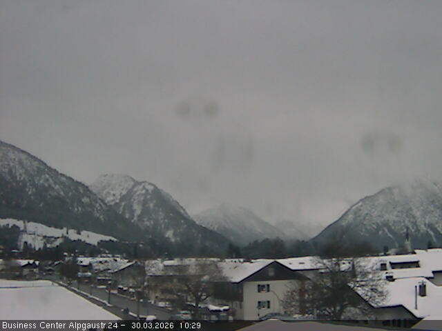 Archiv Foto Webcam Ortseingang Oberstdorf