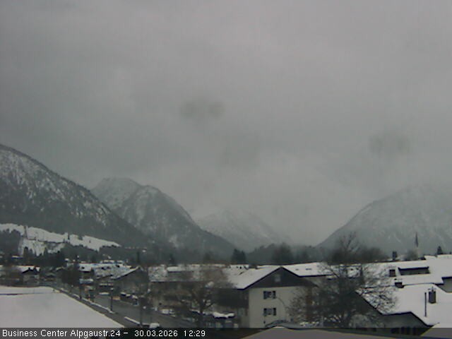 Archiv Foto Webcam Ortseingang Oberstdorf