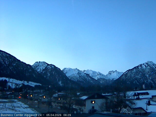 Archiv Foto Webcam Ortseingang Oberstdorf