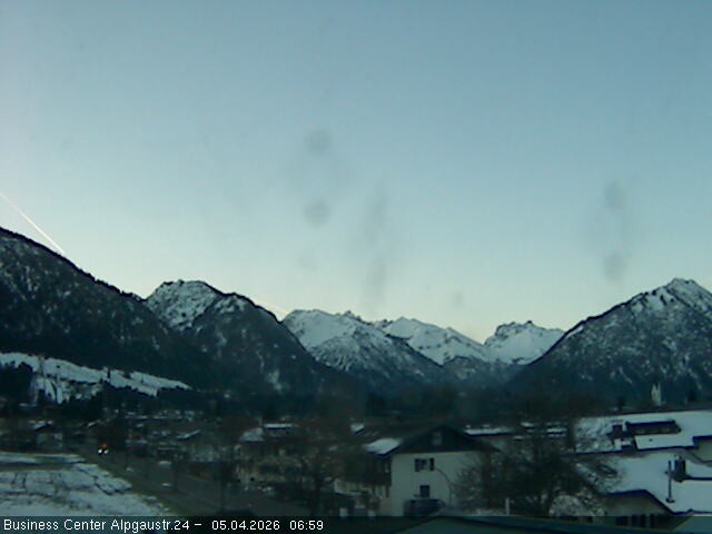 Archiv Foto Webcam Ortseingang Oberstdorf