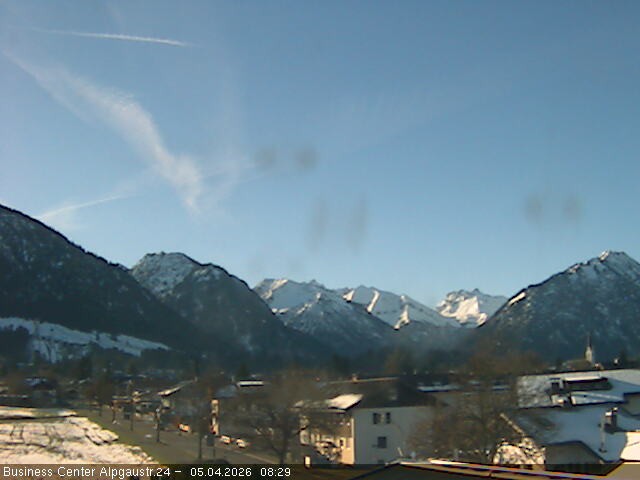 Archiv Foto Webcam Ortseingang Oberstdorf
