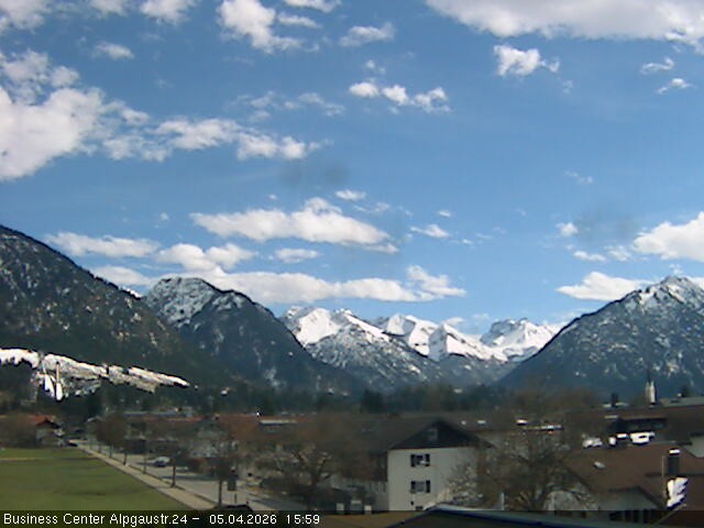 Archiv Foto Webcam Ortseingang Oberstdorf