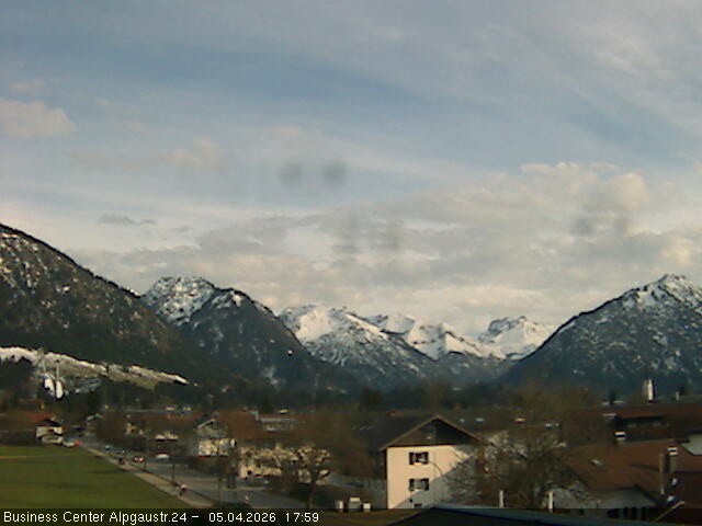 Archiv Foto Webcam Ortseingang Oberstdorf