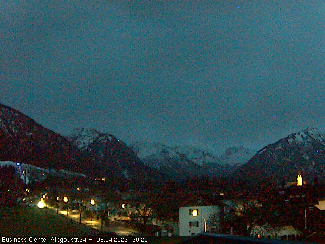 Archiv Foto Webcam Ortseingang Oberstdorf