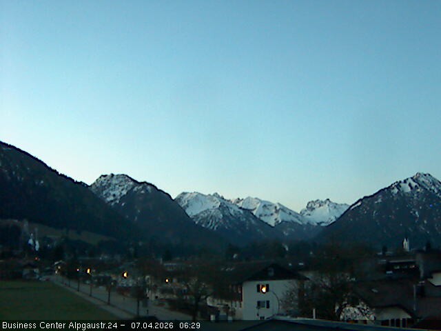 Archiv Foto Webcam Ortseingang Oberstdorf