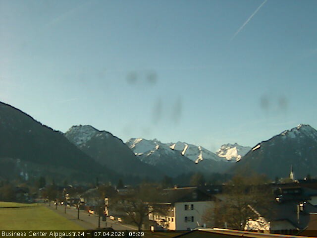 Archiv Foto Webcam Ortseingang Oberstdorf