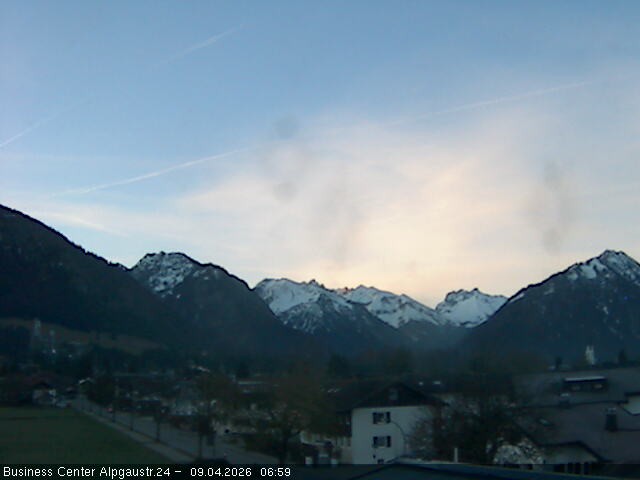 Archived image Webcam At the outskirts of Oberstdorf