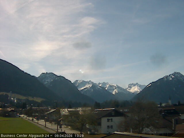 Archived image Webcam At the outskirts of Oberstdorf
