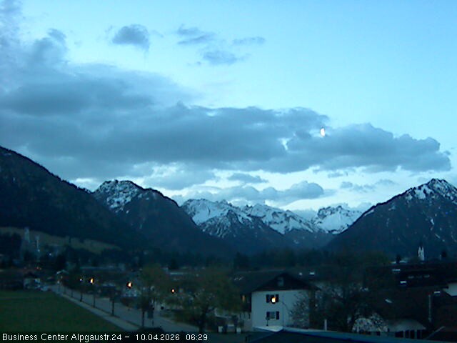Archiv Foto Webcam Ortseingang Oberstdorf