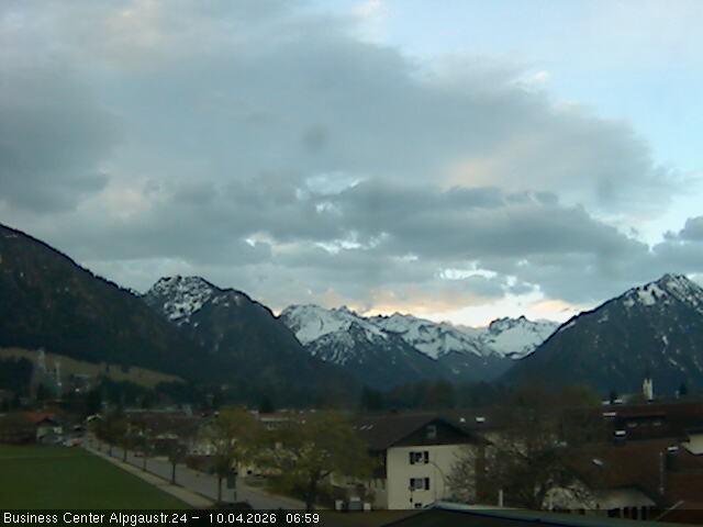 Archiv Foto Webcam Ortseingang Oberstdorf