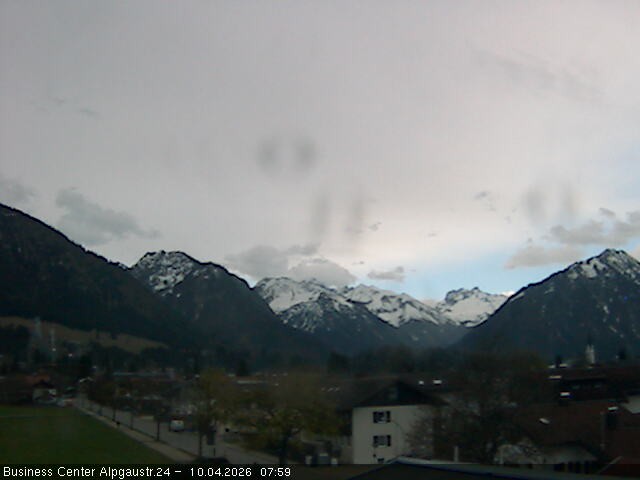 Archiv Foto Webcam Ortseingang Oberstdorf