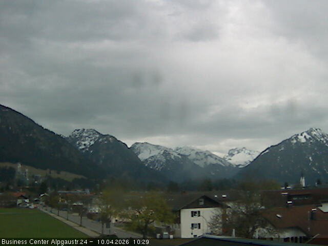 Archiv Foto Webcam Ortseingang Oberstdorf