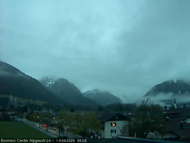 Archiv Foto Webcam Ortseingang Oberstdorf