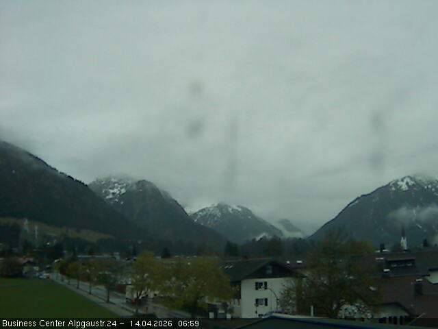 Archiv Foto Webcam Ortseingang Oberstdorf