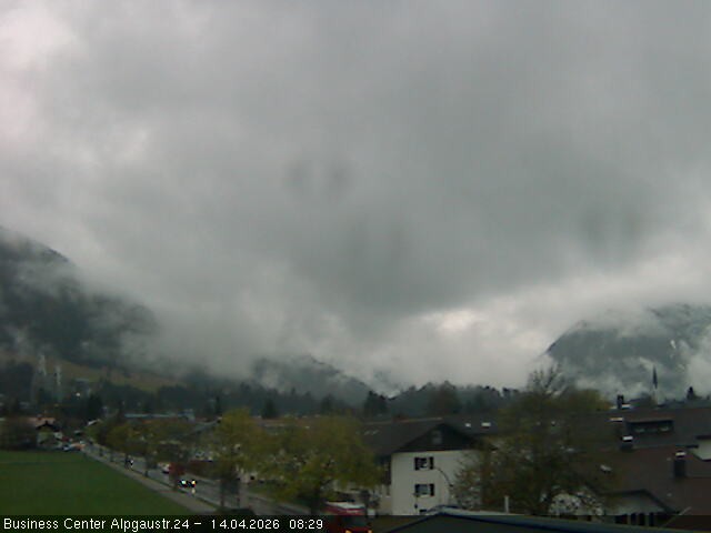 Archiv Foto Webcam Ortseingang Oberstdorf