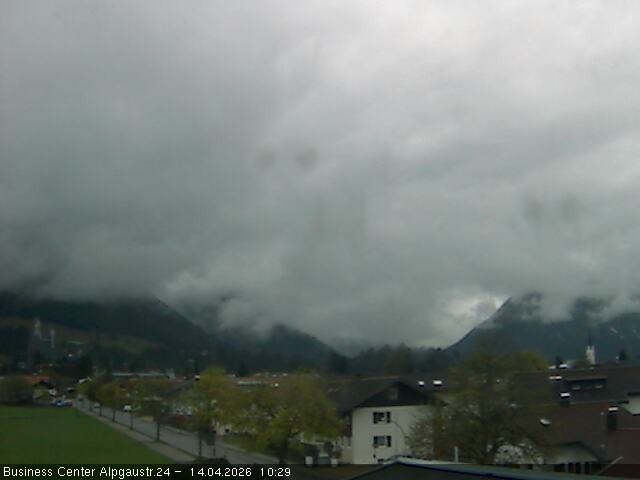 Archiv Foto Webcam Ortseingang Oberstdorf