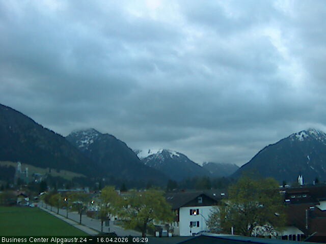 Archiv Foto Webcam Ortseingang Oberstdorf