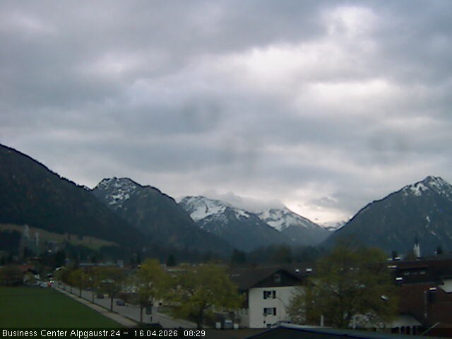 Archiv Foto Webcam Ortseingang Oberstdorf
