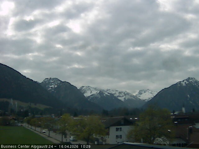 Archiv Foto Webcam Ortseingang Oberstdorf