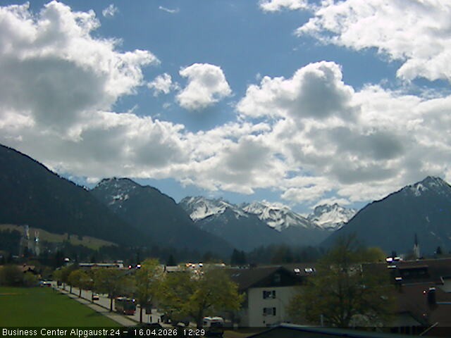 Archiv Foto Webcam Ortseingang Oberstdorf